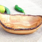 Hand carved Olive Wood Boat Shaped Salad Fruits Bowl 8.4 X 4.8 X 3.5 Inch, Handc Hand carved Olive Wood Boat Shaped Salad Fruits Bowl 8.4 X 4.8 X 3.5 Inch, Handc
