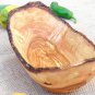Hand carved Olive Wood Boat Shaped Salad Fruits Bowl 8.4 X 4.8 X 3.5 Inch, Handc