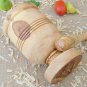 Olive Wood Spice Herb grinder 4.9 inches, Rustic Wooden Mortar and Pestle, Rusti