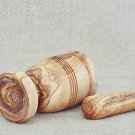 Olive Wood Exotic Rustic Wood Mortar and Pestle 6.3 inches High, Rustic Wedding Olive Wood Exotic Rustic Wood Mortar and Pestle 6.3 inches High, Rustic Wedding
