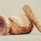 Olive Wood Rustic Mortar and Pestle 3.7 inch Diameter, Garlic grinder, Herb grin