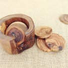 Wooden Natural Coaster set, Rustic Wedding Decor gift Rustic Wooden Coaster set Wooden Natural Coaster set, Rustic Wedding Decor gift Rustic Wooden Coaster set