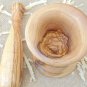 Olive Wood Rustic Mortar and Pestle 4 inch, garlic grinder, herb grinder, Weddin