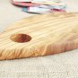 Rustic Olive Wood Cutting Board 13.7 X 6.1 X 0.8 Inch, Personalized Engraved Wo