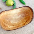 Hand carved Olive Wood Boat Shaped Salad Fruits Bowl 8.9 X 5.7 X 4.2 Inch, Handc Hand carved Olive Wood Boat Shaped Salad Fruits Bowl 8.9 X 5.7 X 4.2 Inch, Handc