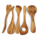 Wooden Kitchen Utensil Set, Olive Wood Cooking Utensils Set, Mom Gift, Wedding g