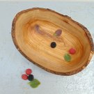 Natural Edge Rustic Wood Serving Bowl 8.4 X 6.7 X 3.6 Inches, Olive Wood Boat Sh Natural Edge Rustic Wood Serving Bowl 8.4 X 6.7 X 3.6 Inches, Olive Wood Boat Sh