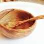 Handcrafted Wooden Small Bowl 4 inch Diameter, 1.7 inch High, Hand carved Olive