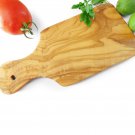 Olive Wood Cheese Chopping Serving Cutting Board with Handle 9.4 Inch X 4.2 Inch
