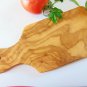 Olive Wood Cheese Chopping Serving Cutting Board with Handle 9.4 Inch X 4.2 Inch