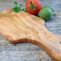 Olive Wood Cheese Chopping Serving Cutting Board with Handle 9.4 Inch X 4.2 Inch