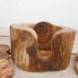 Rustic Wedding Decor gift Rustic Wooden Coaster set with Rustic Holder / Decorat