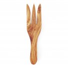Olive Wood Fork Spoon 9 Inch / Wood Salad Cooking Kitchen Utensil Spoon / Wooden