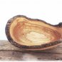 Hand carved Wooden Rustic Bowl 6 Inch / Olive Wood Handcrafted Natural Edge Bowl