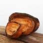Natural Edges Olive Wood Hand-carved Rustic Bowl 6 inches / Boat Shaped Bowl