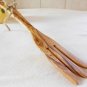 Olive Wood Fork Spoon 12 Inch / Wood Salad Cooking Kitchen Utensil Spoon