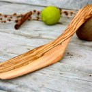Olive Wood Cake Baking Spatula, Wooden Pastry Tart Spatula, Pie Server