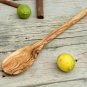 12 inch Olive Wood Cooking Spoon / Wooden Kitchen Cooking Serving Spoon Utensil