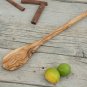 12 inch Olive Wood Cooking Spoon / Wooden Kitchen Cooking Serving Spoon Utensil