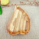 Hand Carved Wooden Heart Shaped Bowl  / Olive Wood Handcrafted Serving Bowl