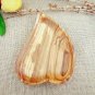 Hand Carved Wooden Heart Shaped Bowl  / Olive Wood Handcrafted Serving Bowl