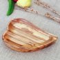 Hand Carved Wooden Heart Shaped Bowl  / Olive Wood Handcrafted Serving Bowl