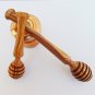 Olive Wood Honey Dipper Drizzle 4 Inches / Wooden Honey Spoon Stick