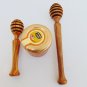 Olive Wood Honey Dipper Drizzle 4 Inches / Wooden Honey Spoon Stick