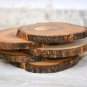 Wooden Coasters / Olive Wood Rustic Coaster Set / Decorative Wooden Coasters