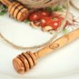 Olive Wood Tiny Honey Dipper 4 inch / Wooden Small Honey Spoon Drizzler Stick
