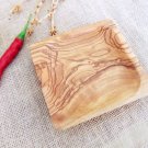 Wooden Snack Tray 4.7 X 4.5 Inch, Olive Wood square Serving Candy Nuts Bowl Dish Wooden Snack Tray 4.7 X 4.5 Inch, Olive Wood square Serving Candy Nuts Bowl Dish