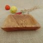 Wooden Snack Tray 4.7 X 4.5 Inch, Olive Wood square Serving Candy Nuts Bowl Dish