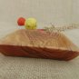 Wooden Snack Tray 4.7 X 4.5 Inch, Olive Wood square Serving Candy Nuts Bowl Dish