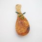 Olive Wood Salad Spoon / Wooden Curved Serving Cooking Kitchen Big Spoon Utensil