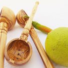Wooden French pierced olives Scoop Spoon 12 Inches Long /Olive Wood Olives Ladle Wooden French pierced olives Scoop Spoon 12 Inches Long /Olive Wood Olives Ladle