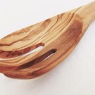 Olive Wood Salad Spoon Fork / Olive Wood Serving Spoon Fork Utensil 9.8-Inch Olive Wood Salad Spoon Fork / Olive Wood Serving Spoon Fork Utensil 9.8-Inch