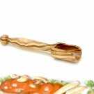 Olive Wood Salt Scoop / Olive Wood Measuring Coffee Scoop 3.4" / Wedding Gift Olive Wood Salt Scoop / Olive Wood Measuring Coffee Scoop 3.4" / Wedding Gift
