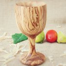 Olive Wood Classic Design Goblet Cup Mug, Wooden Communion Cup Olive Wood Classic Design Goblet Cup Mug, Wooden Communion Cup