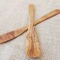 Wooden Thin Spatula Set / Salad Serving Mixing Spatula Set from Olive Wood