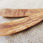 Wooden Thin Spatula Set / Salad Serving Mixing Spatula Set from Olive Wood