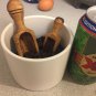 Olive Wood Scoop Set / Wooden Measuring Coffee Salt Spice Small Scoop set