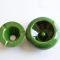 Dark Olive Green Ceramic Ashtray - Marocain Style Terracotta Pottery Gift