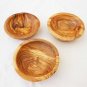 Olive Wood Bowl Set - Tiny Wooden Candy Dish Gift