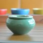Lunar Green Clay Ashtray - Moroccan Style Ceramic Pottery Gift