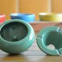 Lunar Green Clay Ashtray - Moroccan Style Ceramic Pottery Gift