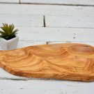 Handcrafted Olive Wood Rustic Serving Bowl - 16x7x075 Exotic Three-Section Plate Handcrafted Olive Wood Rustic Serving Bowl - 16x7x075 Exotic Three-Section Plate
