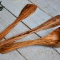 Olive Wood Utensil Set - 3-Piece Kitchen Tools Christmas Gift