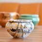 Moroccan Ceramic Ashtray - Marble Berber Design