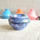 Berber Design Clay Ashtray - Moroccan Ceramic Arabesque Gift