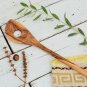 Olive Wood Utensil Set - Kitchen Serving Tools with Rounded Handles
